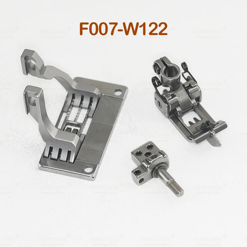 SIRUBA Overlock Sewing Machine Gauge Set F007E-W122 Needle Plate E1524 E1826 Presser Foot P0024 ThreeNeedle FiveLines Gauge Set