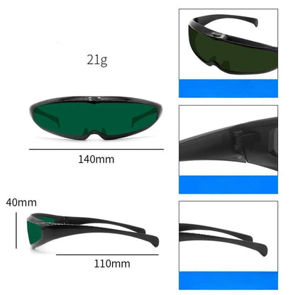Protective Welder Glasses Convenient Anti-glare Argon Arc Welding Goggles Safety Working Eyes Protector for Torching Welders