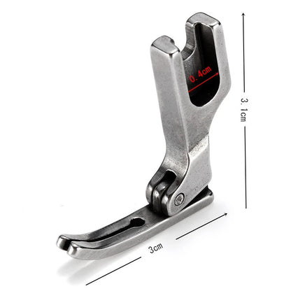 Simple steel Sewing Machine Presser Foot Narrow Zipper Presser Foot for Industry Sewing Machine Attachment Part Supplies