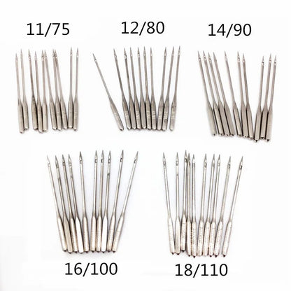 10PCS/Pack Household Sewing Machine Needles 11/75 12/80 14/90 16/100 18/110 Home Sewing Needle DIY Sewing Accessories