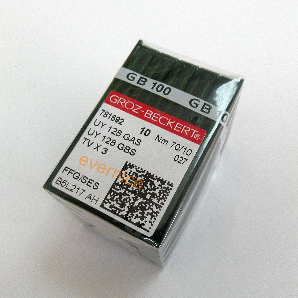 100 Pcs Groz-Beckert Uy128Gas Uyx128Gas Tvx3 For Juki Brother Pegasus Yamato+