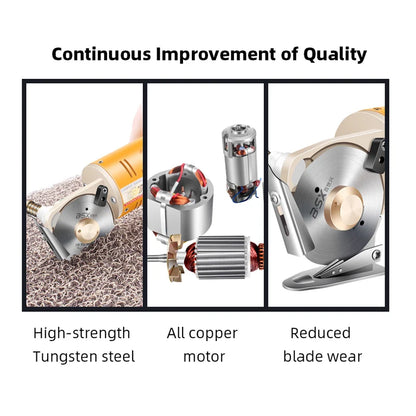 Electric Fabric Scissors 220V/110V Rotary Blade Fabric Tool Fabric Cutting Tools Electric Cutter Machine Rotary Scissors