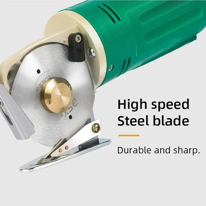 Electric Fabric Scissors 220V/110V Rotary Blade Fabric Tool Fabric Cutting Tools Electric Cutter Machine Rotary Scissors