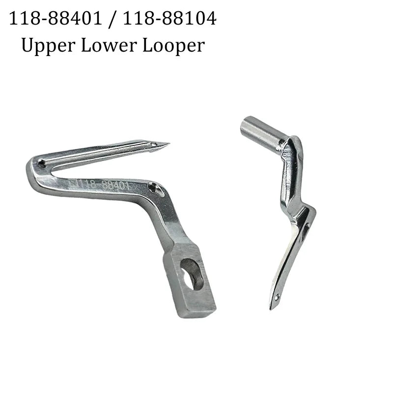 Premium Overlocker Parts 118-88104+118-88401 Upper & Lower Looper Kit For JUKI MO-2500 Series Industrial Overlock Sewing Machine