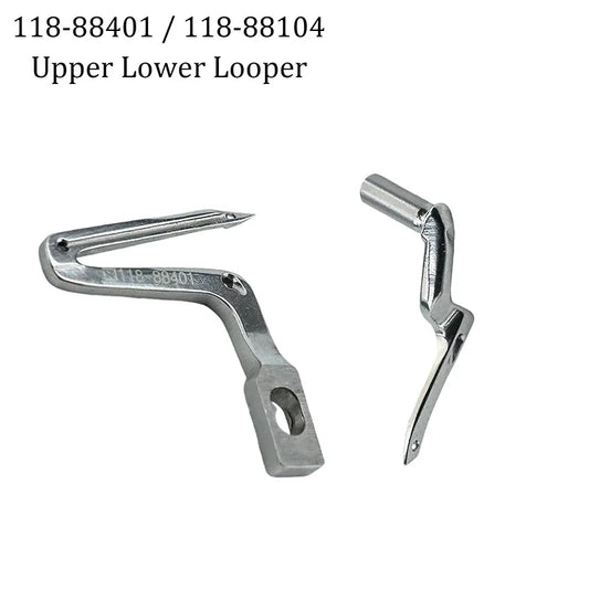 Premium Overlocker Parts 118-88104+118-88401 Upper & Lower Looper Kit For JUKI MO-2500 Series Industrial Overlock Sewing Machine