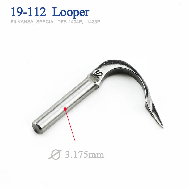 5PCS 19-112 19-431 Looper For KANSAI SPECIAL DFB-1404P,BX1433P PS PSM Multi-Needle Sewing Machine Fit Eleven Needle