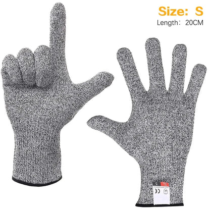Security Protection Anti-Cut Gloves Cut Proof Stab Resistant Stainless Steel Wire Metal Mesh Butcher Cut-Resistant Work Gloves