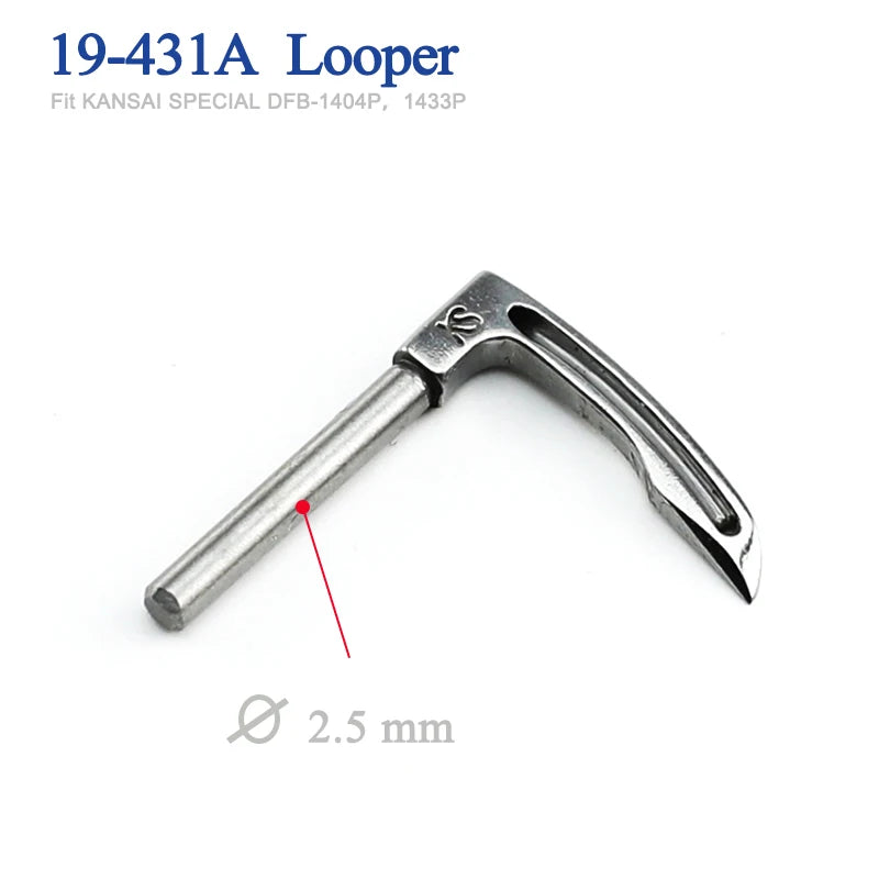 5PCS 19-112 19-431 Looper For KANSAI SPECIAL DFB-1404P,BX1433P PS PSM Multi-Needle Sewing Machine Fit Eleven Needle
