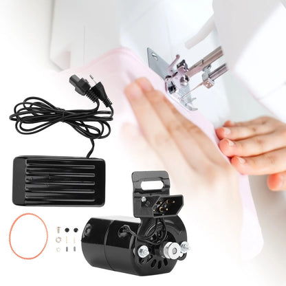 Sewing Machine Motor Kit Household with Foot Pedal Control Belt 180W Sewing Machine Motor with Pedal