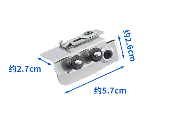 Adjustable elastic band tool for overlock machines - wide & narrow edge sealing machine accessories
