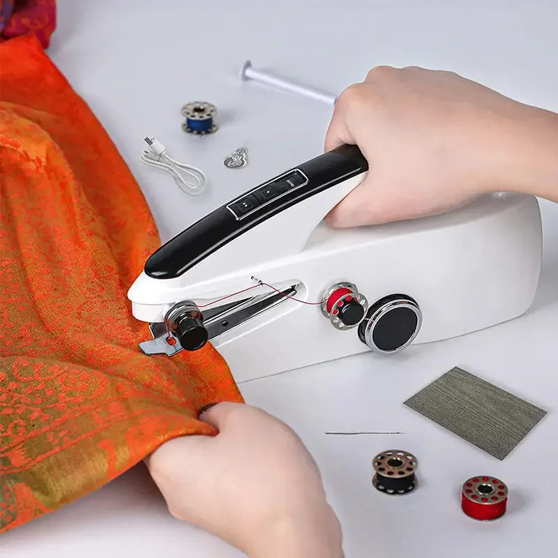 Handheld Mending Machine Plastic 2 Speed Single Thread Stitching Electric Sewing Small Gadget Dropshipping Mini Sewing Machine