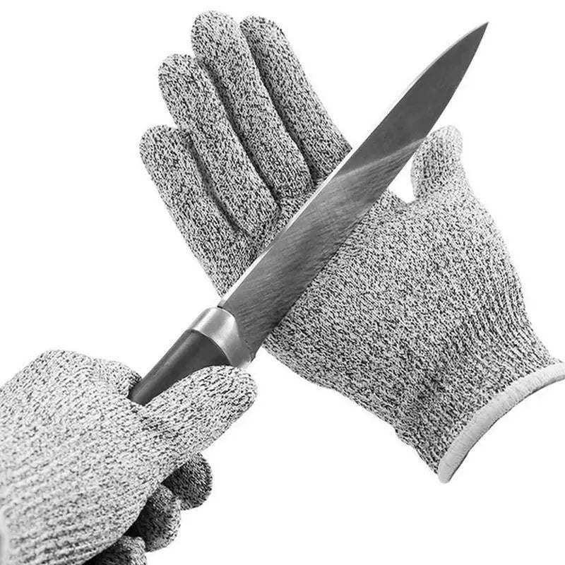 Security Protection Anti-Cut Gloves Cut Proof Stab Resistant Stainless Steel Wire Metal Mesh Butcher Cut-Resistant Work Gloves