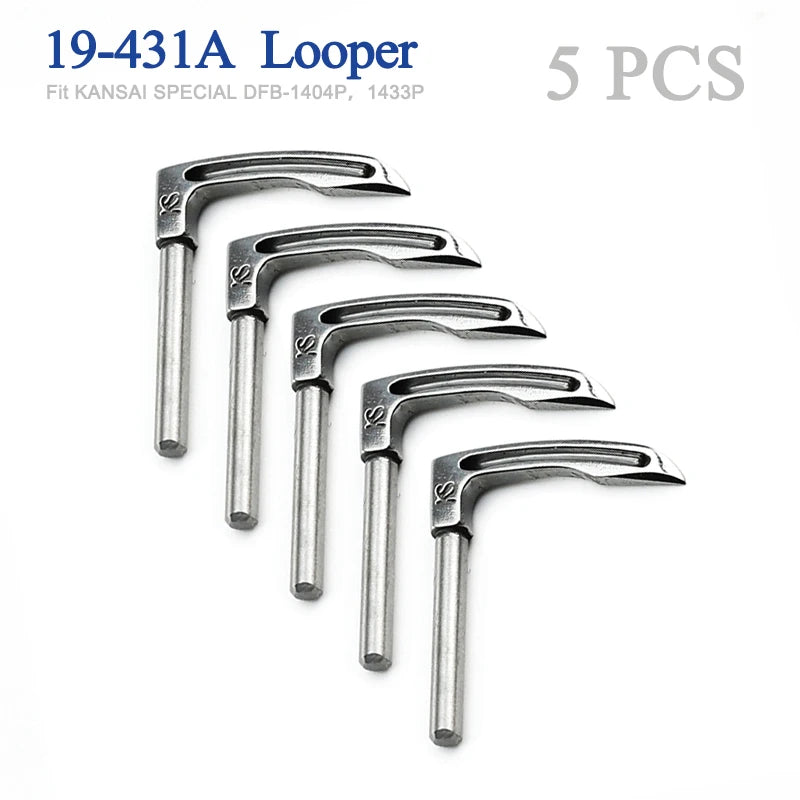 5PCS 19-112 19-431 Looper For KANSAI SPECIAL DFB-1404P,BX1433P PS PSM Multi-Needle Sewing Machine Fit Eleven Needle