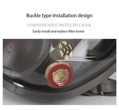 Fog-Proof 6800 Full Face Gas Mask Respirator Sets Industrial Painting Spraying Respiration Safety Work Protective Respirador