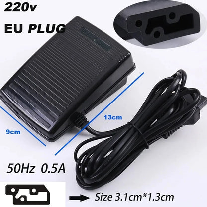 Foot Pedal Sewing Machine Electric Switch PowerCord Speed Adjustor Controller Motor Accessories Control For Brother Singer Part
