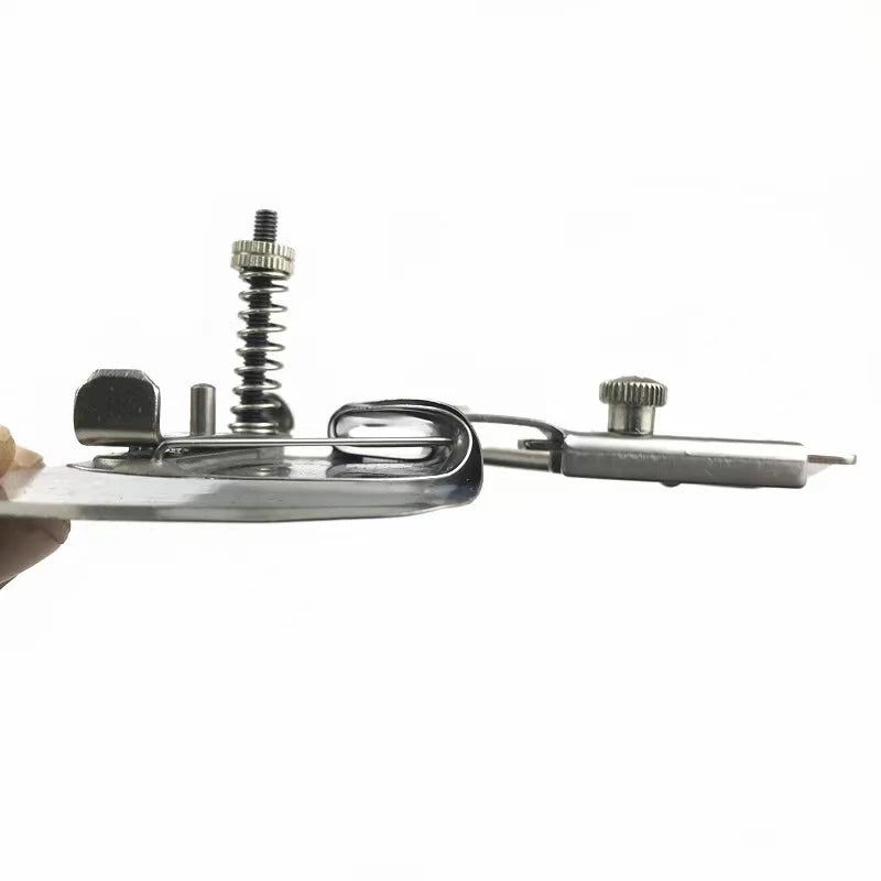 Hemming Folder Universal Rubber String Elastic Band Curved Edging Roll Rubber Curling Clipping Sewing Machine Presser
