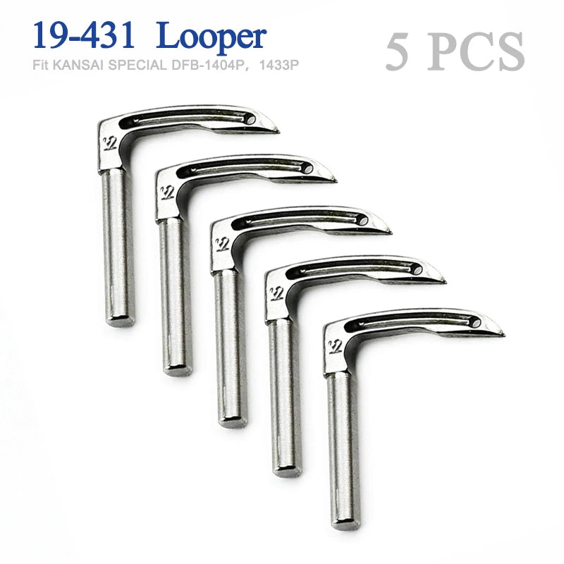 5PCS 19-112 19-431 Looper For KANSAI SPECIAL DFB-1404P,BX1433P PS PSM Multi-Needle Sewing Machine Fit Eleven Needle