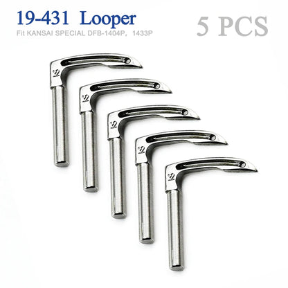 5PCS 19-112 19-431 Looper For KANSAI SPECIAL DFB-1404P,BX1433P PS PSM Multi-Needle Sewing Machine Fit Eleven Needle