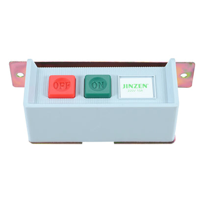 220V On/Off Push Button Switch Box With Cord 10A for Industrial Sewing Machines Push Button Snap-In Flat Car Motor Replacements