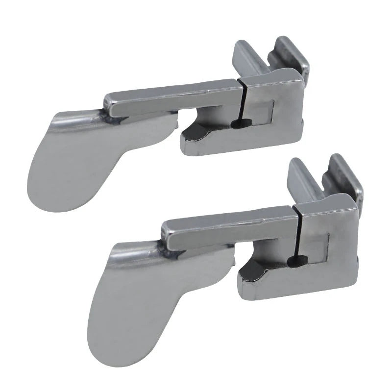 1 PC Industrial Sewing Machine Curved Hemming Foot Silk Chiffon Skirt Crimping Presser Foot Hem Pull Tube Presser Foot