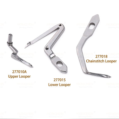 Overlock Sewing Machine Looper 277015  Upper Looper 277010A Lower Looper 277018 Chainstitch Looper Fit PEGASUS EX3200 JACK 798