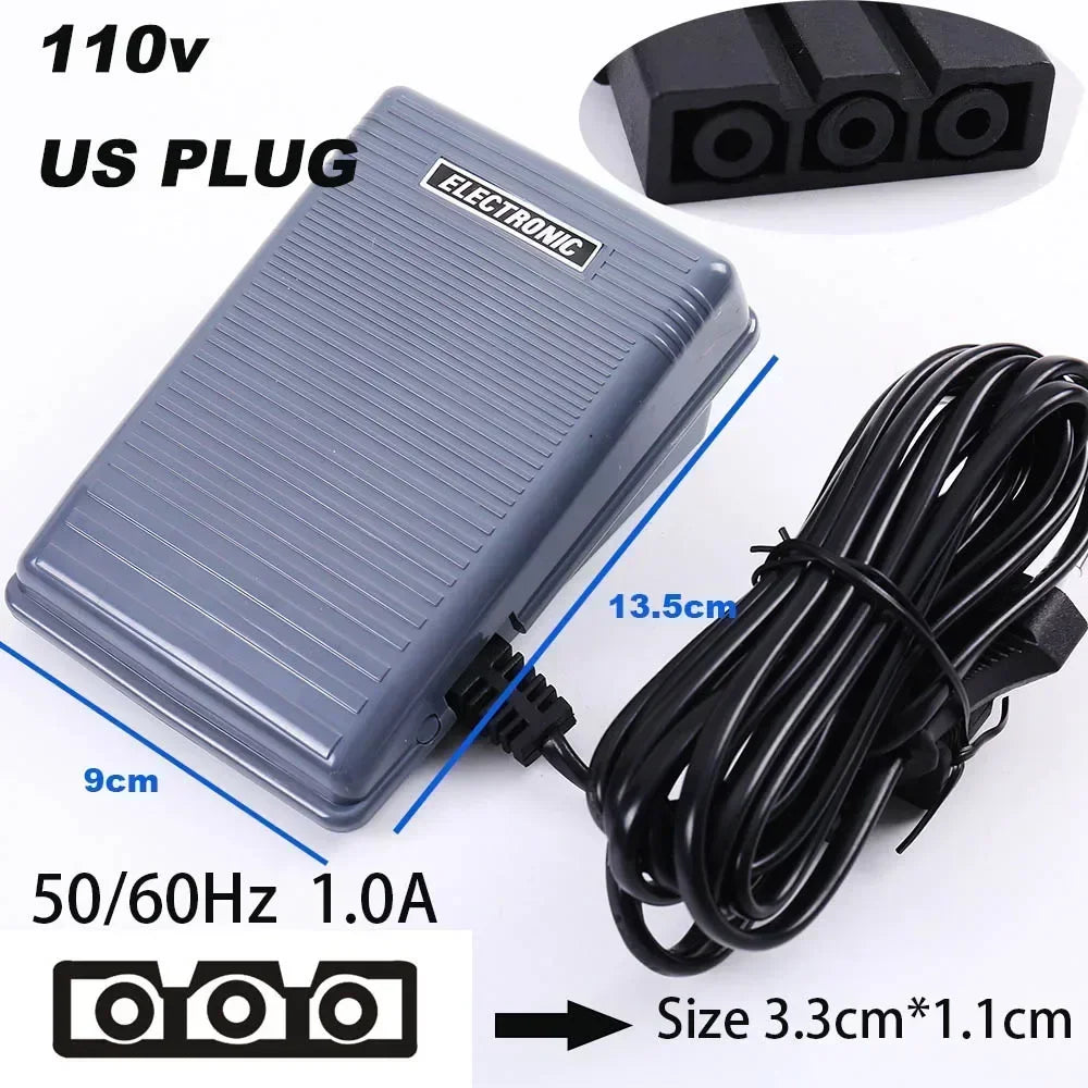Foot Pedal Sewing Machine Electric Switch PowerCord Speed Adjustor Controller Motor Accessories Control For Brother Singer Part
