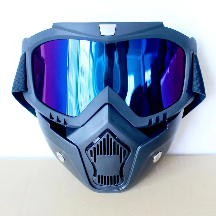Goggles Full Face Hd Transparent Fog-proof Sand-proof Electric Welding Protective Glasses Versatile Breath-proof Windproof Mask