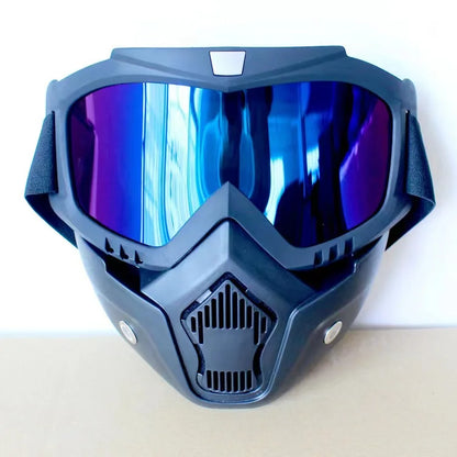 Goggles Full Face Hd Transparent Fog-proof Sand-proof Electric Welding Protective Glasses Versatile Breath-proof Windproof Mask