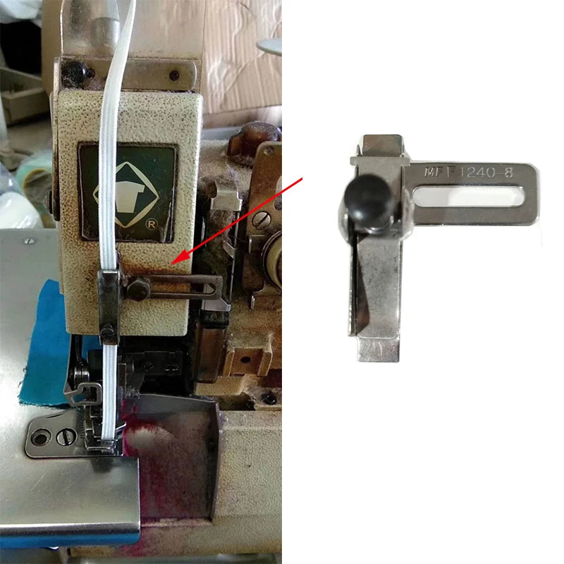 Industrial Overlock Machine Sewing  Rubber Band Holder     Clamp Elastic Adjustable Control