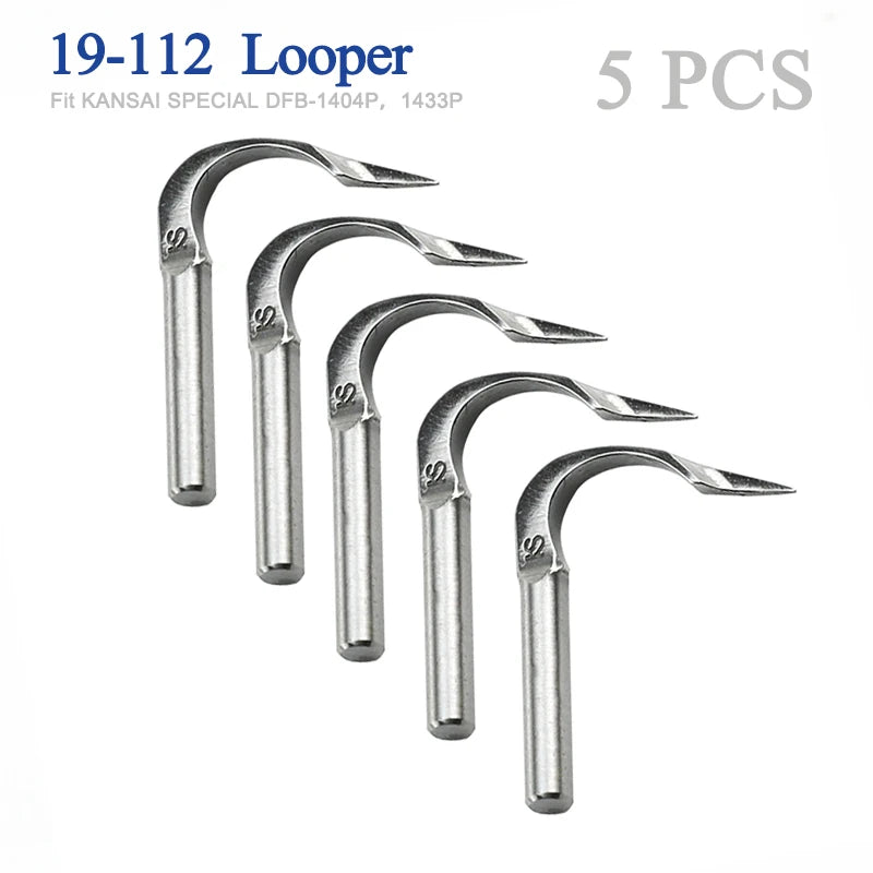 5PCS 19-112 19-431 Looper For KANSAI SPECIAL DFB-1404P,BX1433P PS PSM Multi-Needle Sewing Machine Fit Eleven Needle