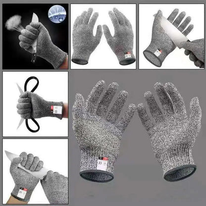 Security Protection Anti-Cut Gloves Cut Proof Stab Resistant Stainless Steel Wire Metal Mesh Butcher Cut-Resistant Work Gloves