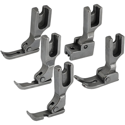 Zipper Presser Foot Set#P363+S518N+P36LN+P36N+24983 For Singer Brother Juki Industrial Lockstitch Sewing Machine Accessories