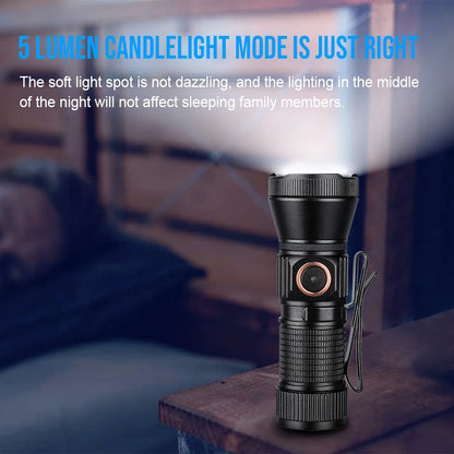 Trustfire MT20 EDC Flashlight 1050Lumen Portable Rechargeable LED Lamp Torch Work Light Mini 18350 MVB Optics with Usb C Chargin