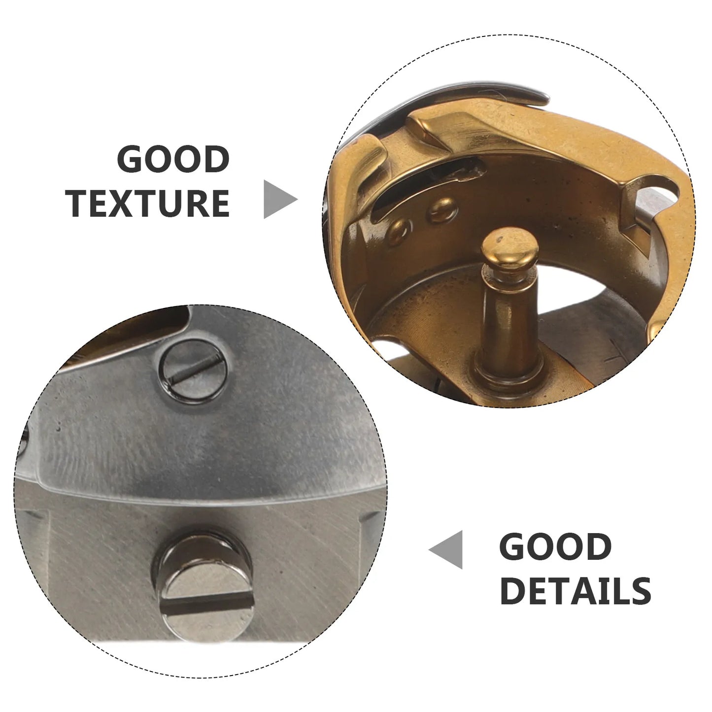 Rotary Hook for Sewing Machines Industrial Shuttle Bobbin Case Flat Bed Accessory Embroidery Crafting Projects 1.38x1.38 Inch