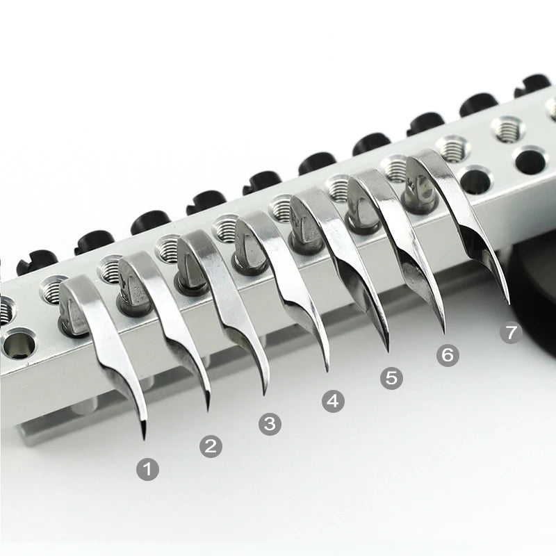 10 PCS 19-112 Looper For KANSAI SPECIAL  DFB1404 1433P SIRUBA VC008 12064P Industrial Multi-Needle Sewing Machine  Parts
