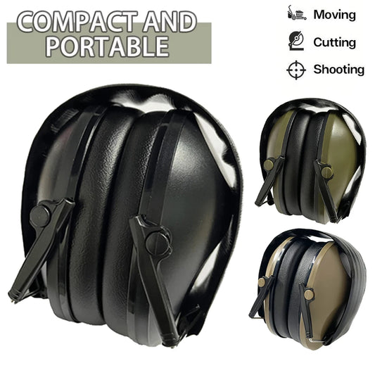 Tactical Earmuffs Shooting Protection Hearing Earmuffs Adjustable Size Sleep Safety Noise-Proof Soundproof Headphones