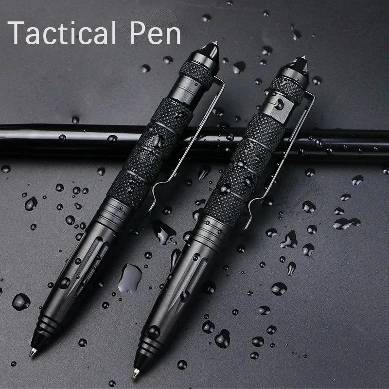 B2 Tungsten Steel Head Tactical Self-Defense Multi-functional Special Forces Pen Outdoor Window Breaking Survival Signature Pen