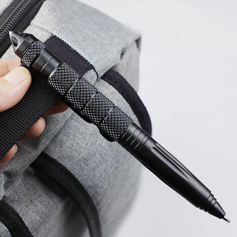 B2 Tungsten Steel Head Tactical Self-Defense Multi-functional Special Forces Pen Outdoor Window Breaking Survival Signature Pen