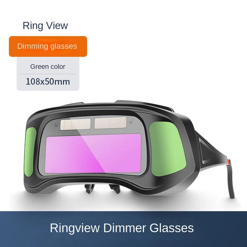 True Color Smart Auto Darkening Welding Goggles with Clear Inner Lenses Solar Welder Eyes Glasses Anti-glare Welder Glasses