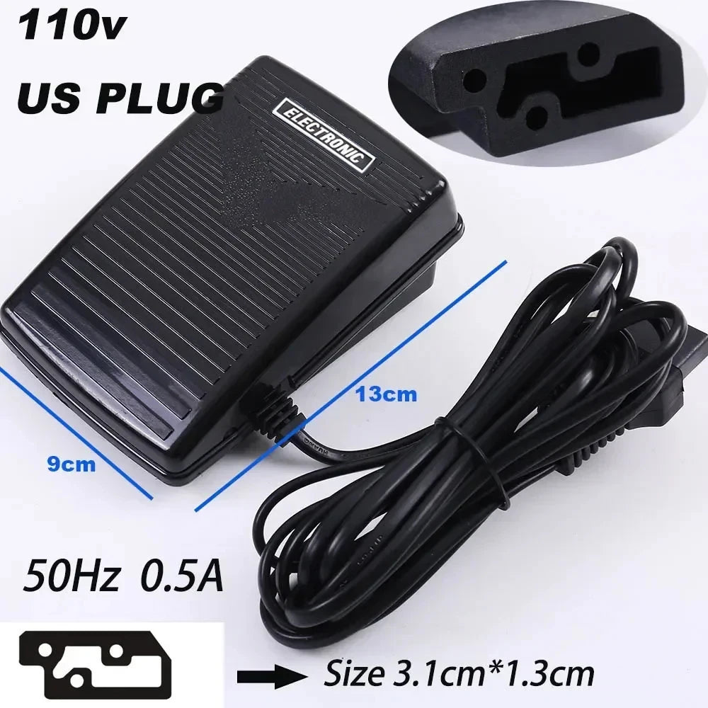 Foot Pedal Sewing Machine Electric Switch PowerCord Speed Adjustor Controller Motor Accessories Control For Brother Singer Part