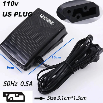 Foot Pedal Sewing Machine Electric Switch PowerCord Speed Adjustor Controller Motor Accessories Control For Brother Singer Part