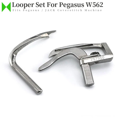 257550 + 257565 Looper & Spreader Kit For Pegasus W500, W562, CW562, WT562, Jack 8569, W4 Industrial Coverstitch Sewing Machines
