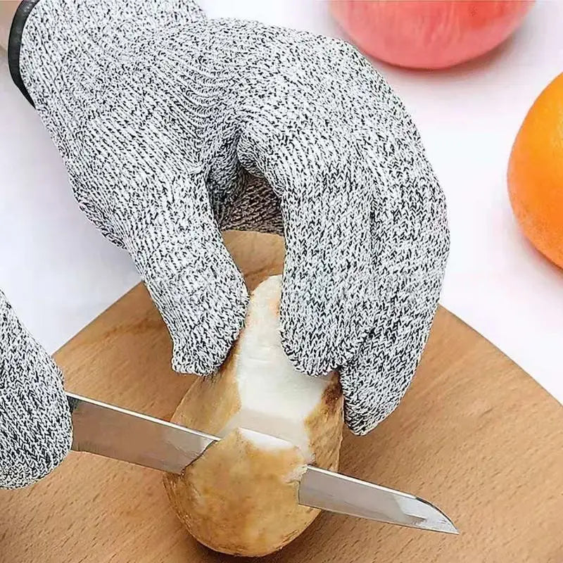 Security Protection Anti-Cut Gloves Cut Proof Stab Resistant Stainless Steel Wire Metal Mesh Butcher Cut-Resistant Work Gloves