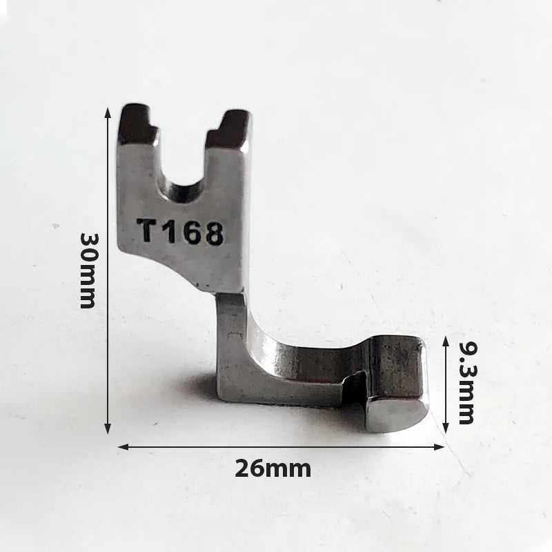 [YU]#S518L/T168 Industrial Sewing Machine Single-Sided Invisible Zipper Presser Foot