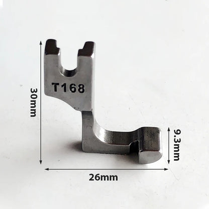 [YU]#S518L/T168 Industrial Sewing Machine Single-Sided Invisible Zipper Presser Foot