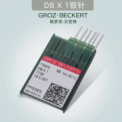 100PCS Groz Beckert DBX1 1738 16X257 Sewing Machine Needles Compatible with JUKI DDL,BROTHER DB2