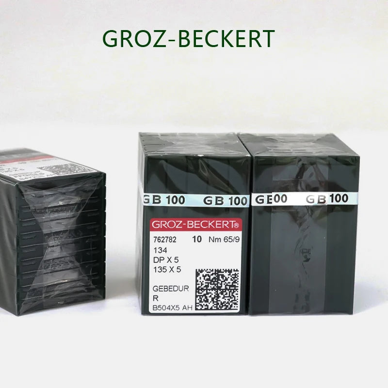 100 PCS Sewing Machine Needles GROZ-BECKERT  DPX5 135X5 GEBEDUR Heat Proof Titanium Needle For Buttonhole Bar Tacking Machine