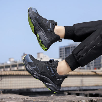 Steel Toe Safety Shoes Men, Anti-Puncture Anti-Smash Non Slip Industrial Work Boots, Lightweight CE New Work Safety Shoes