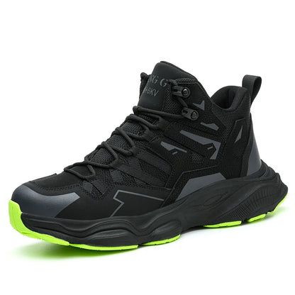 Steel Toe Safety Shoes Men, Anti-Puncture Anti-Smash Non Slip Industrial Work Boots, Lightweight CE New Work Safety Shoes