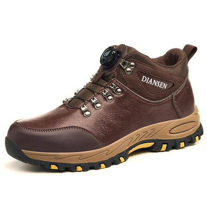 Steel Toe Safety Shoes Men, Anti-Puncture Anti-Smash Non Slip Industrial Work Boots, Lightweight CE New Work Safety Shoes